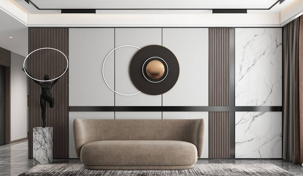 كنبة موكا بيج قماش مخمل مقاس 220x75x40 سم