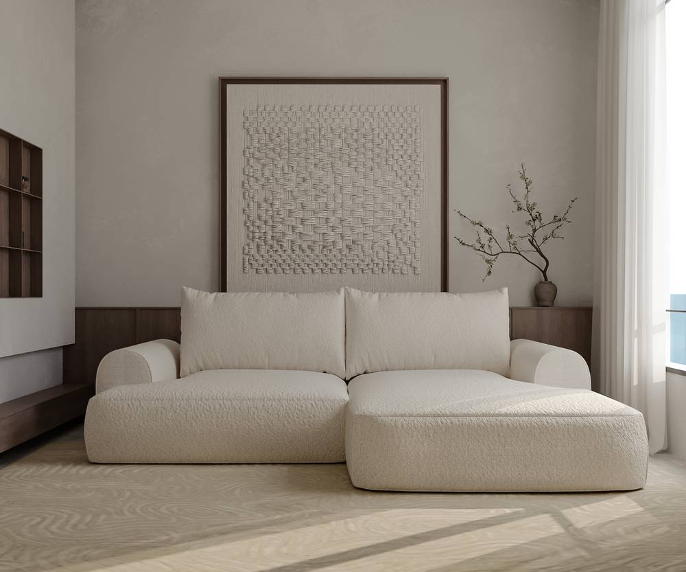 كنب زاوية سكري أحمر موديل مجد بمقاس 240×160