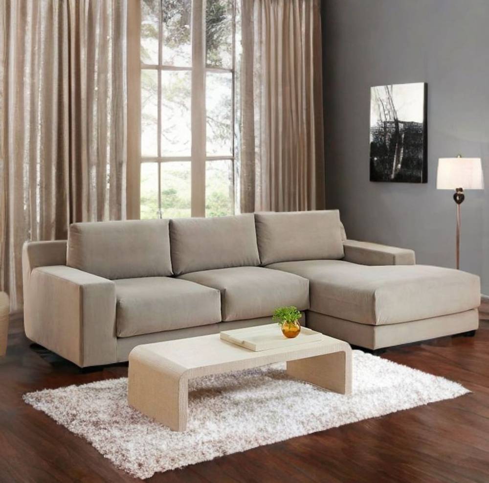 Mocha corner sofa model 