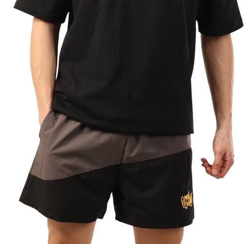 شورت اوفسايد S-16 رمادي اسود