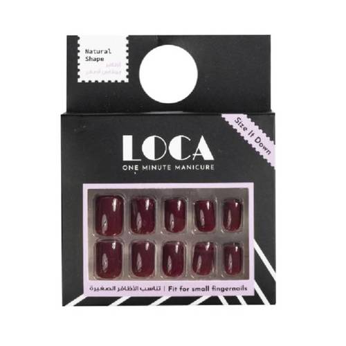 Loca Small Press-On Nails N3 Brown Natural - No.3