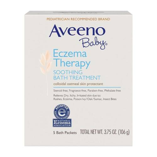 Aveeno Baby Eczema Therapy Soothing Bath Treatment - 5 pcs