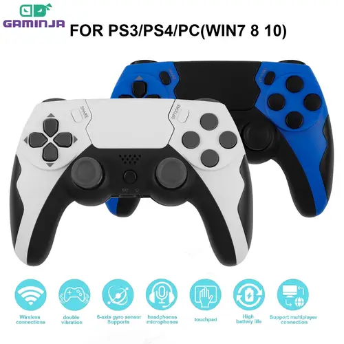 يد GAMINJA P48 بلوتوث لاسلكي، لوحة لمس، ميكروفون