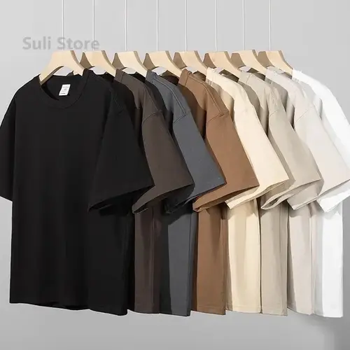 سولي ستور تي شيرت قطن 100% للجنسين 450 جرام سادة - أبيض