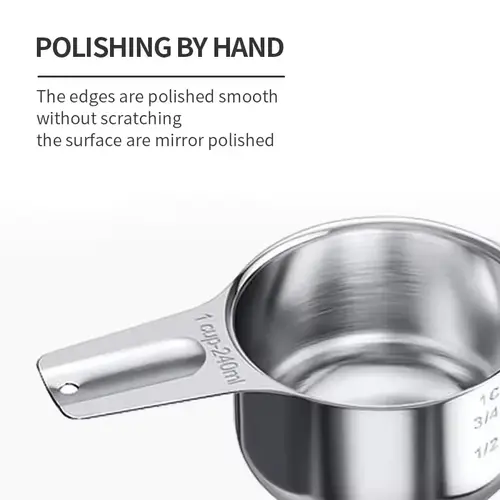 stainless steel measuring cup and spoon  Teaspoon measuring tools for cooking and baking