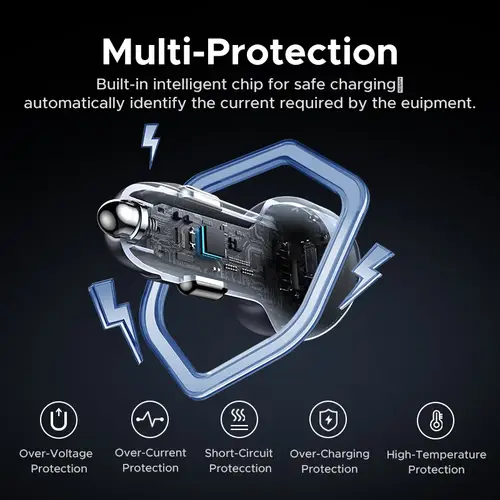 يوجرين شاحن سيارة سريع PD بقوة 30 واط منفذ USB-C