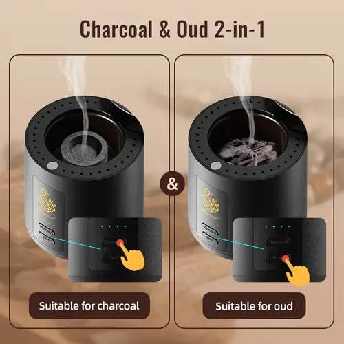 مبخرة كهرباء 2 في 1 Aoma Type-C للمنزل والسيارة