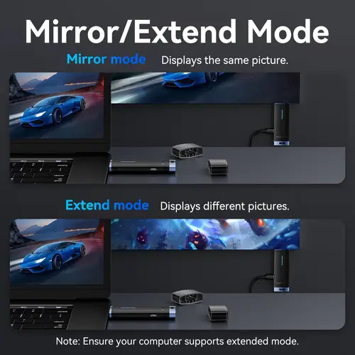 فينتيون جهاز إرسال واستقبال HDMI لاسلكي 5G بمدى 50 متر