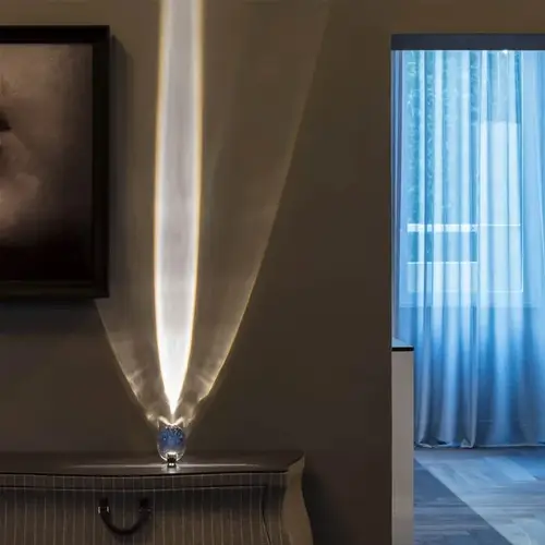 مصباح طاولة LED كريستال ديكور إيطالي