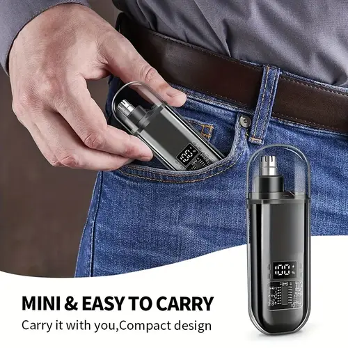 ماكينة تشذيب الأنف والأذن USB محمولة