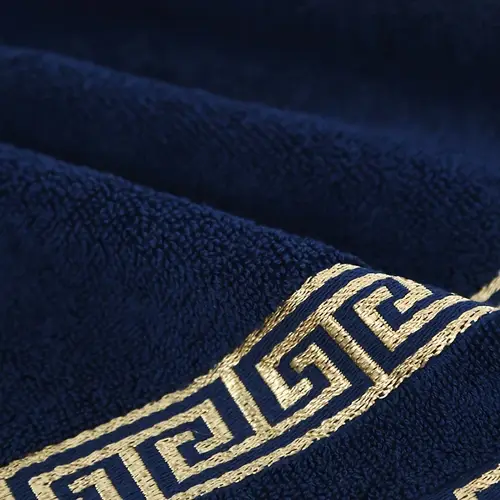 1/4/6pcs Black Cotton Towels 34x74cm 70x140cm Embroidered Hotel Quality Bath Towel for Adults Christmas Gift Thicken Face Towels