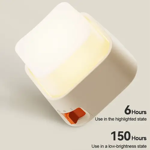 مصباح طاولة LED ليلي لاسلكي قابل للشحن USB لغرف النوم