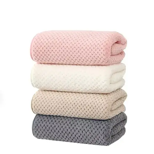 Children's Bath Towel Coral Velvet Soft Absorbent Fast Drying High-quality Towel Baby Beach Home Bathroom Product 69cm * 139cm