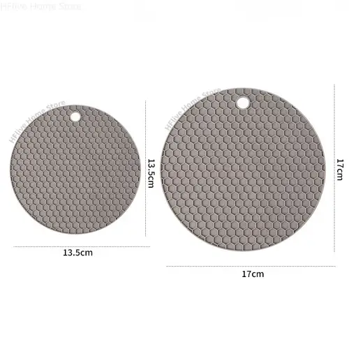 Table mat tool multifunctional kitchen silicone tableware mat, round anti slip and heat-resistant coffee cup coaster, pot holder