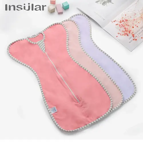 Newborn Baby Cotton Sleeping Bag Pajamas Nightgown One-piece Pajamas Newborn Envelope Wrap Sleep Wearable Blanket Swaddle