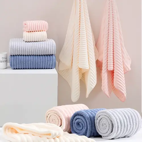 Adult Face Bath Towel Coral Fleece Absorbent absorbent and quick-drying multifunctional Bath Towel Microfibre Towels