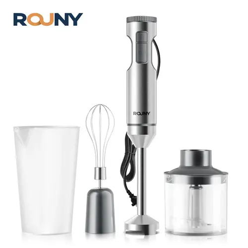 خلاط غمر ROUNY 1000 وات 4x1 فولاذ مقاوم للصدأ