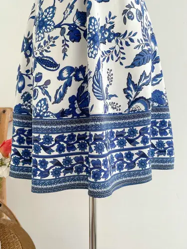 Women's Romantical Floral Print Halter Neck Sexy Fashionable Dress Easy to Create Lazy Stylish Vacation Style Dress