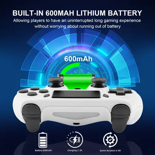 وحدة تحكم لاسلكية 6 محاور جيروسكوب PS4/PS3/PC