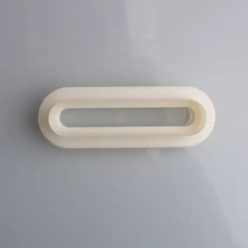 Meibum Plastic Oval Double-sided Cutting Die Making Dessert Pie and Cookies White Cutter Mould Cake Mold Black Long Mousse Trays