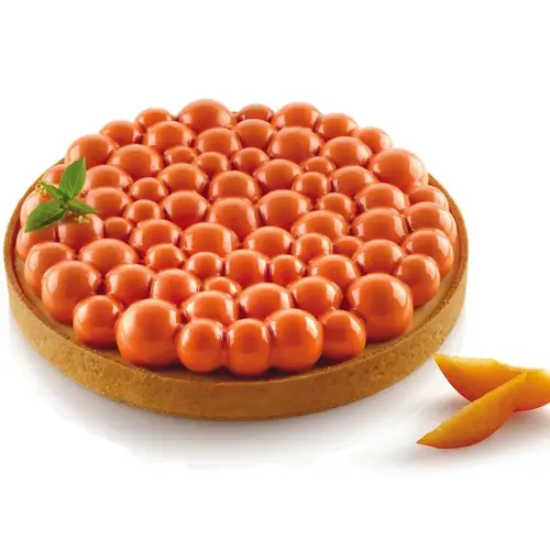Meibum Round Bubble Cake Molds Mousse Silicone Moulds Stainless Steel Tart Ring Dessert Baking Tools Party Pastry Bakeware Set