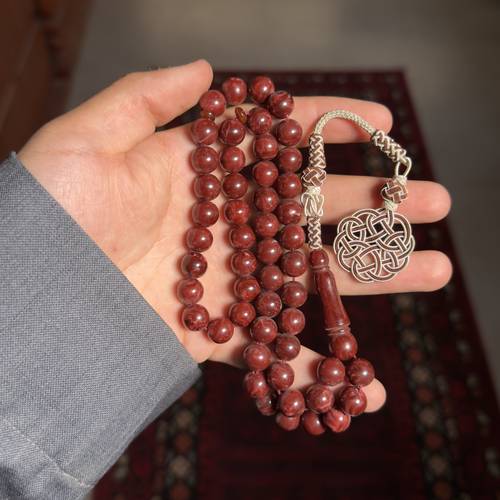 مسباح بكلايت بلجيكي طربزونة شبيهة الفضة