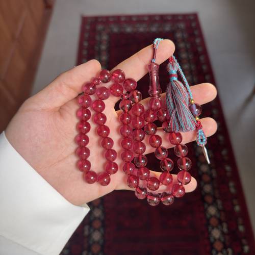 مسباح زعفراني كركوشة قطن أنيقة تفصال اجام نجد