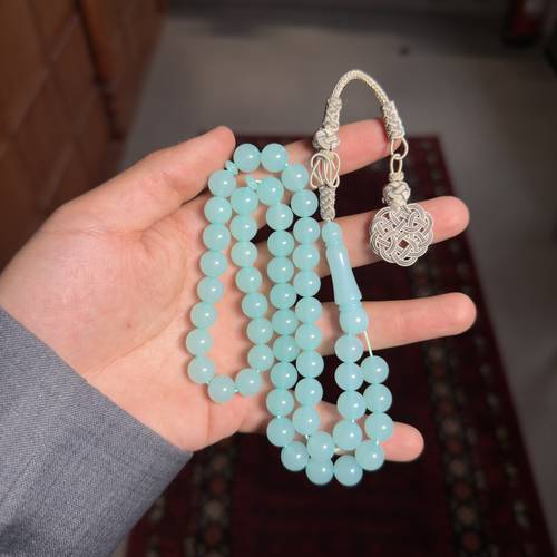 مسباح بكلايت بلجيكي طربزونة شبيهة الفضة