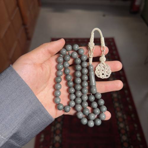 مسباح بكلايت بلجيكي طربزونة شبيهة الفضة