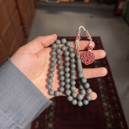 مسباح بكلايت بلجيكي طربزونة شبيهة الفضة