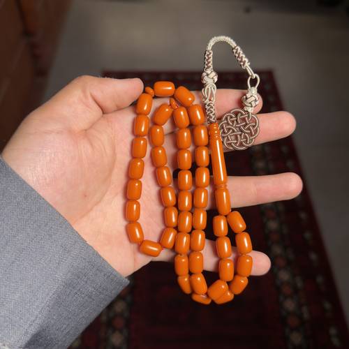 مسباح بكلايت بلجيكي طربزونة شبيهة الفضة