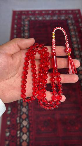 مسباح زعفراني احمر ناعم بكركوشة فاخرة تفصال آجام نجد