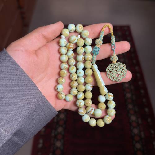مسباح بكلايت بلجيكي طربزونة شبيهة الفضة