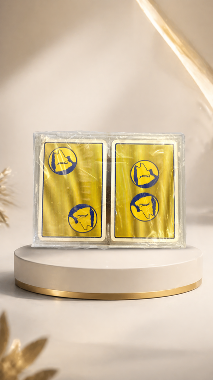 ورق بلوت غريمو الاصلي بشعار نادي النصر 💛💙 مخزن من عام 84 م