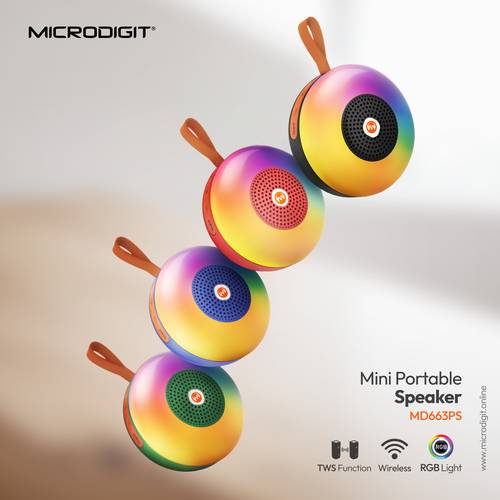    Mini Portable Wireless Speaker | MD663PS