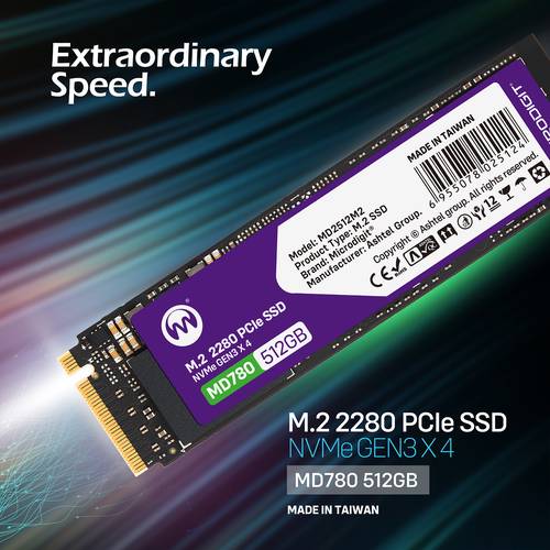 Solid State Drive M.2 512Gb Pcle   |  MD2512M2