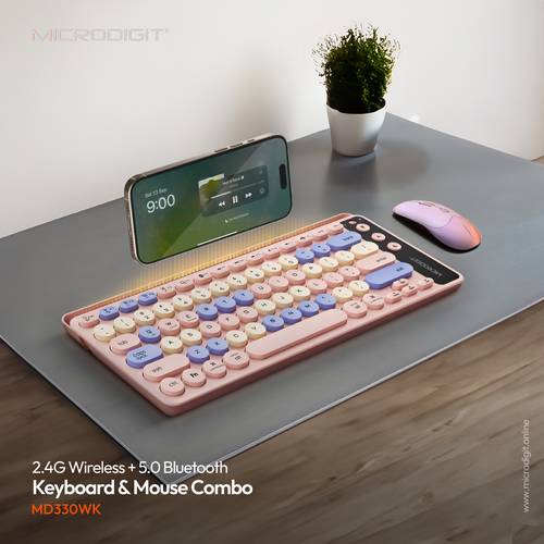 Wireless Keyboard and Mouse Combo | MD330WK