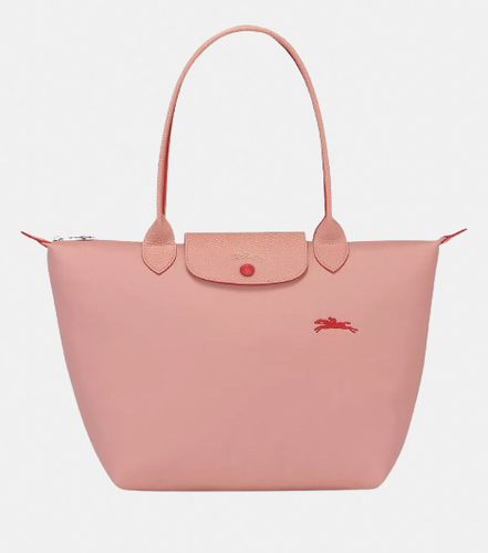 شنطة longchamp لونق شامب باللون الوردي (M)