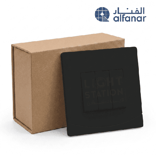 كرتون 10 حبة مفتاح ثلاثي سدرا أسود - الفنار