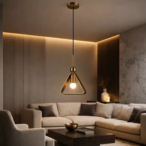 انارة علاقي ذهبي 1 لمبة E27