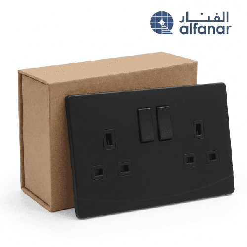 كرتون 5 حبة فيش ثلاثي مجوز مع مفتاح سدرا أسود - الفنار