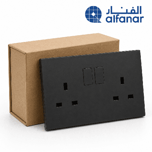 كرتون 5 حبة فيش ثلاثي مجوز مع مفتاح ماسه أسود - الفنار