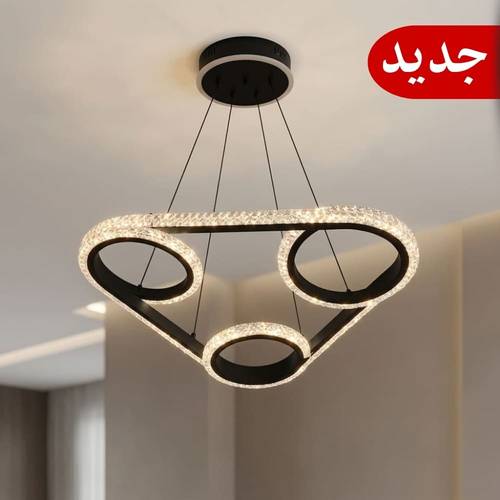 ثريا فيرتكس اسود اضاءة متعددة 3 لون 72 واط
