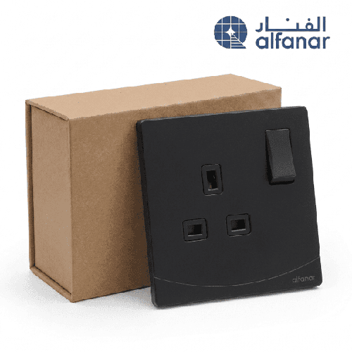كرتون 10 حبة فيش ثلاثي مع مفتاح سدرا أسود - الفنار