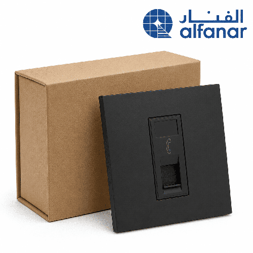 كرتون 10 حبة فيش تليفون ماسه أسود - الفنار