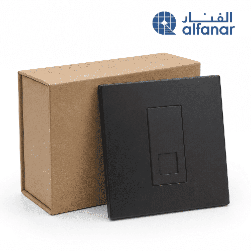 كرتون 10 حبة فيش كمبيوتر ماسه اسود - الفنار