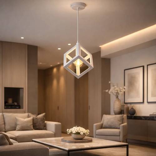 انارة علاقي ابيض 1 لمبة E27