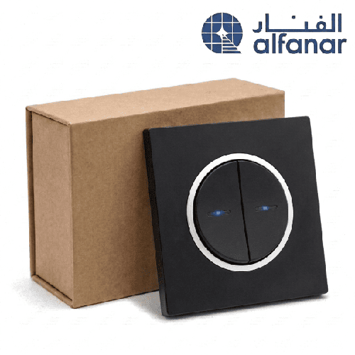 كرتون 10 حبة مفتاح ثنائي اسود غرناطة الفنار