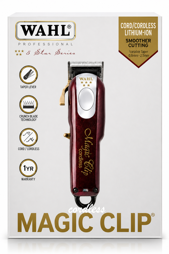 Wahl Professional 5-Star Cordless Magic Clip | Fade Clipper