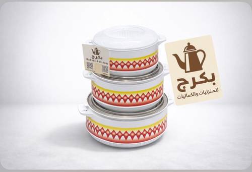 طقم حافظات هندي نقش غضار 